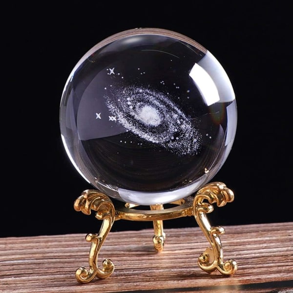 Kristallkula med stativ K9 Crystal Sphere Meditation Healing Feng Shui Crystal Ball