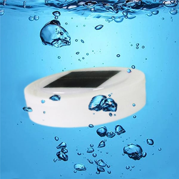 Solcelledrevet flydende poollys - IP68 vandtæt badekar varmt