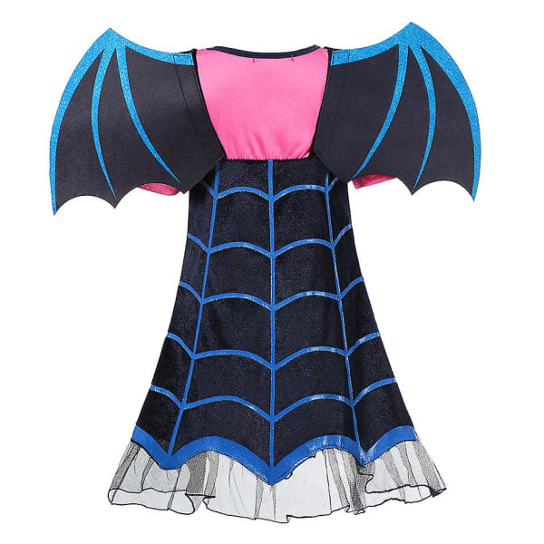 Disney Vampirina Cosplay Kjole Jente Barn Prinsesse Kle opp Jul Halloween Kostyme Barn Karneval Fest Klesdrakt Vampyr Vampirina 10 5-6T (Størrelse 140)