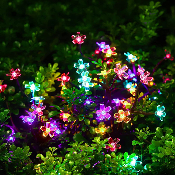 Udendørs Solar Light, Cherry Blossom Light Garden Solar Lig