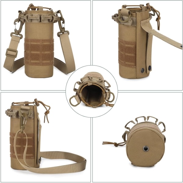 Taktinen pehmeä vesipullolaukku, sotilasvaellusrepputasku