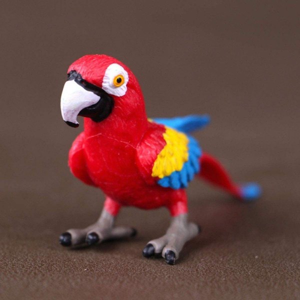 Bird Decorative Figures Parrot Statue Model Home Decoration for Kids