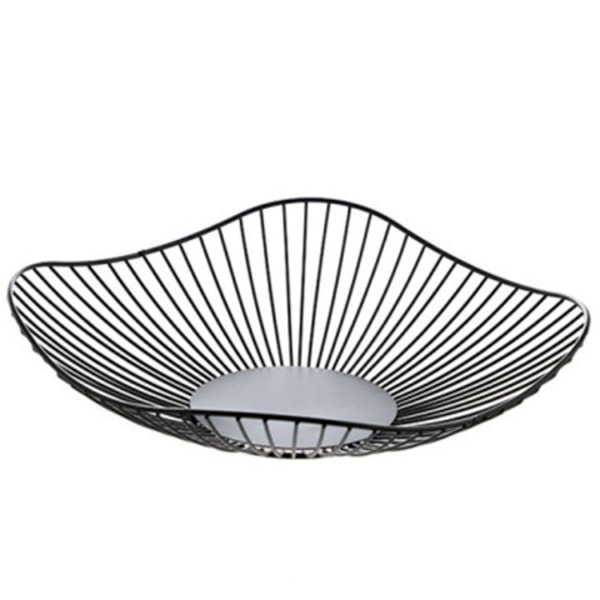 Moderne Fruktskål, Fruktholder for Oppbevaring av Frukt og Grønnsaker, Minimalistisk Tråd Fruktkurv for Kjøkkenbenken, Hjeminnredning, Benkeplate