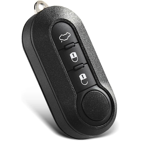 3-painikkeinen auton avaimen kuoren korvaus Fiat 500 Peugeot Citroen Brava Bravo Grande Evo Doblo Du -malleille