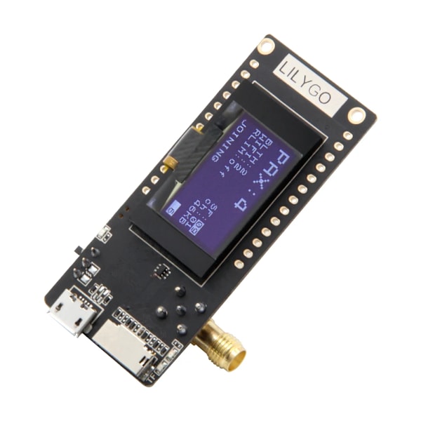 LILYGO® TTGO LoRa32 V2.1 1.6.1 ESP32 LoRa 433MHz 868MHz 915MHz Utvecklingskort 0,96 tum OLED TF-kort BLE WIFI Trådlös modul