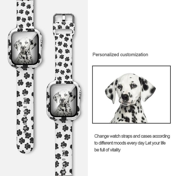 Kellon ranneke Apple Watch Series 7 41mm / & 6 & Watch & 5 & 4 40mm koiran jalanjäljeille