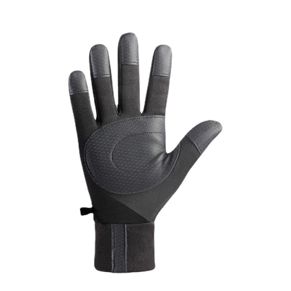 Utomhus sport varma handskar vinter vindtät plus fleece förtjockad