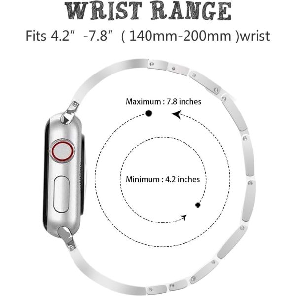 Yhteensopiva Apple Watch rannekkeiden kanssa 38-40-41MM
