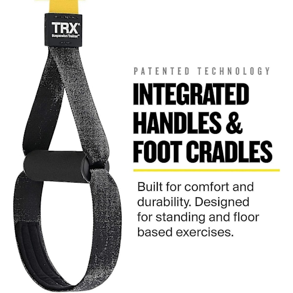 TRX All-in-One Suspension Trainer - Kotikuntosali kokeneille kuntoilijoille, sisältää pääsyn Trx Training Clubiin