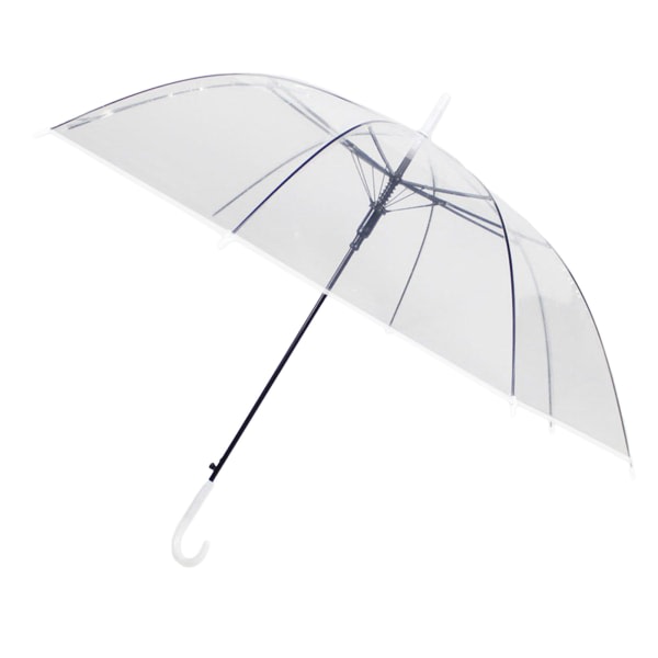Auto Långt handtag Klara paraplyer Bärbara solskyddande paraplyer för utomhusbruk Transparent 8 Bones