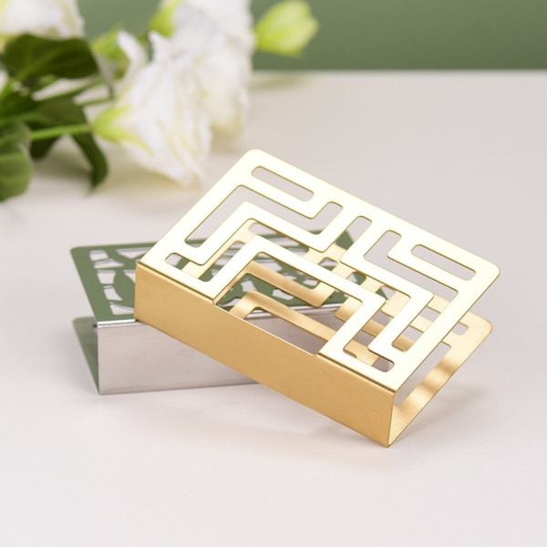 Serviettiteline Light Luxury Pysty Serviettiteline KULTA STYLE 2 kulta