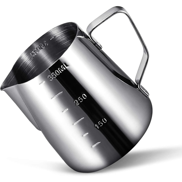 Vax Smeltedigel Lysbeholdere i Rustfritt Stål for å Lage Lys Beholder Smeltevoks DIY Lysproduksjon og Såpeproduksjon (350 ml)