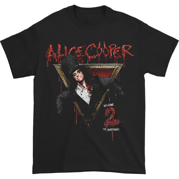 Alice Cooper Tervetuloa My Nightmare T-paita ESTONE XXL