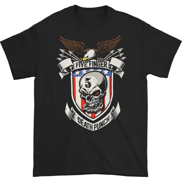 Five Finger Death Punch Stars & Stripes Shield T-paita ESTONE XL