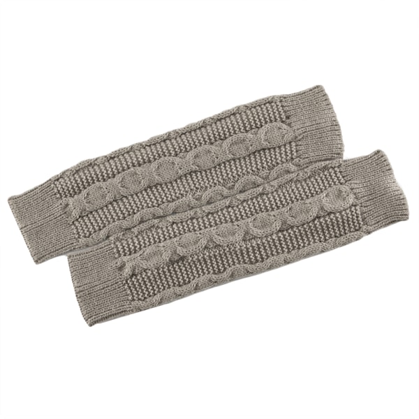 Sormittomat pitkät hihansuut talvihanskat naisille Light Grey