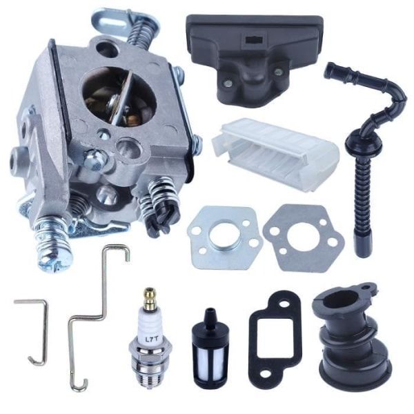 Förgasare kompatibel med Stihl 021 023 025 MS210 MS230 MS250 Walbro WT-286 Zama C1QS11E med luftrenare inloppsbälgkit