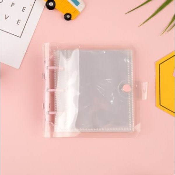 Mini 4 tums pärm fotoalbum 40 fickor glänsande färg laserkorthållare för fotokort Lomo-kort Instax polaroidkort glänsande gula
