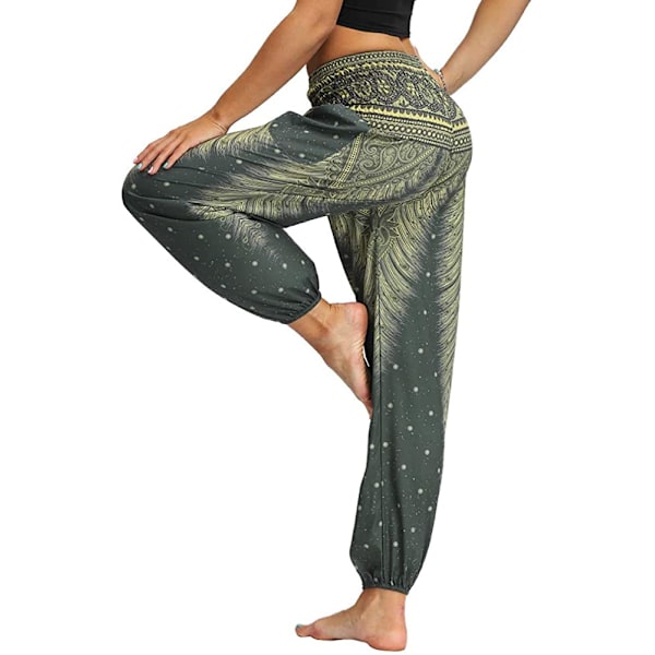 Trykte sports casual bloomers yogabukser for kvinner