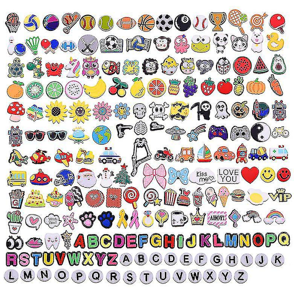 100 stk Skocharms til Croc Bubble Slides Sandaler Clogs