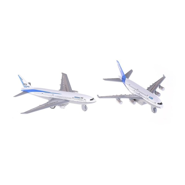 Minilentokone malli Lelu metalliseos Materiaalit Lasten lelut Airbus A380 Boeing 777 lelu