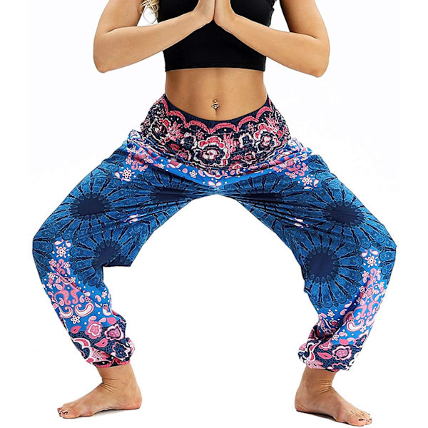 Kvinnors Hippie Harem Byxor Strand Byxor Yoga Byxor