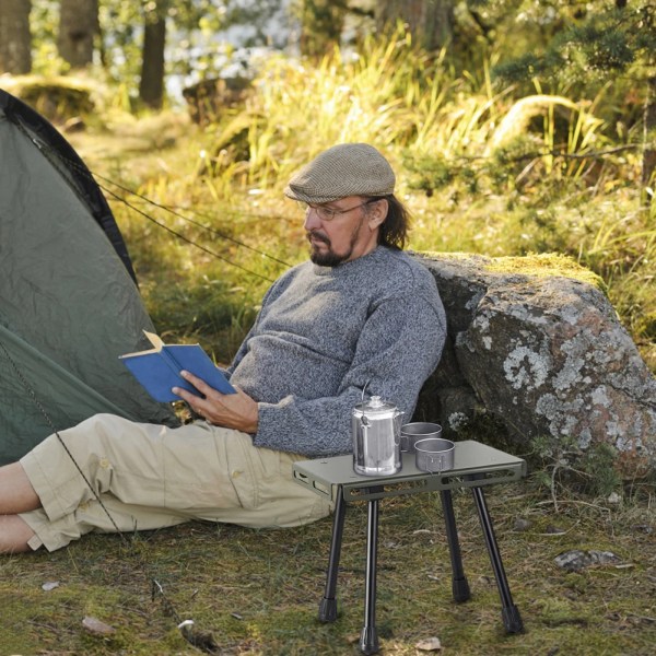 st Camping bordspall Ben Portabel bordspall Stödben DIY Starka bärande kopplingsdelar Utomhuscampingtillbehör