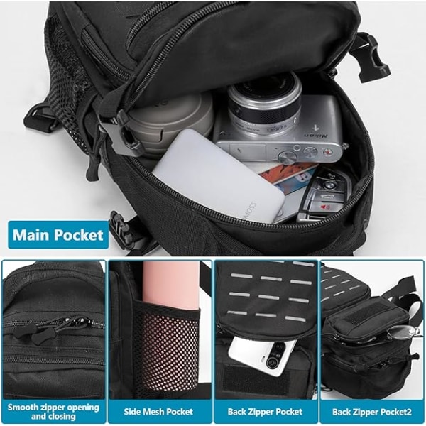 Taktische Brusttasche, Military Chest Pack med Verstellbar