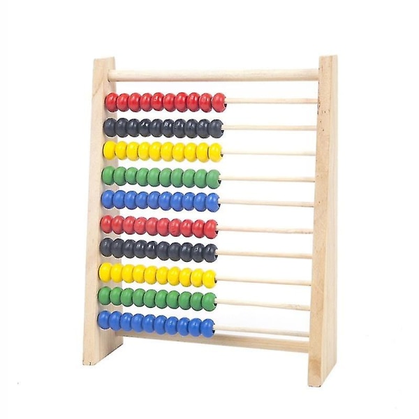 Calculat Bead Counting Kid Leksaker Trä Abacus Logiskt tänkande färdigheter Tool