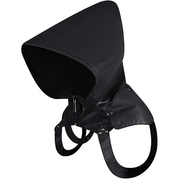 Steampunk Rogue Cowl Hatt med justerbara armöglor, unisex vuxen