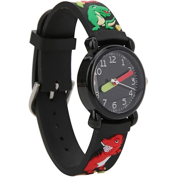 Barnklockor,Klockor för barn, Toddler , Barnklocka Watch Dinosauriemönster Vattentät PVC - armband Quartz Watch