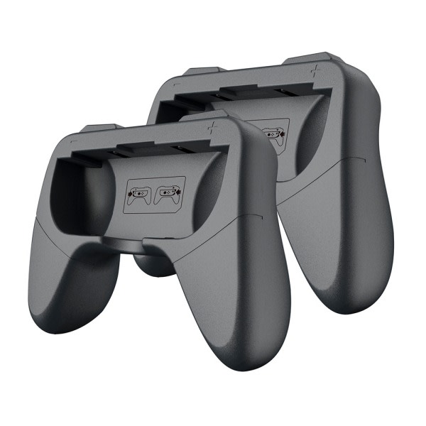 Håndtag kompatibelt med Nintendo Switch til Joy Con & OLED-model til Joycon, holdbart håndtagssæt kompatibelt med Joy Cons-controllere, 2-pack