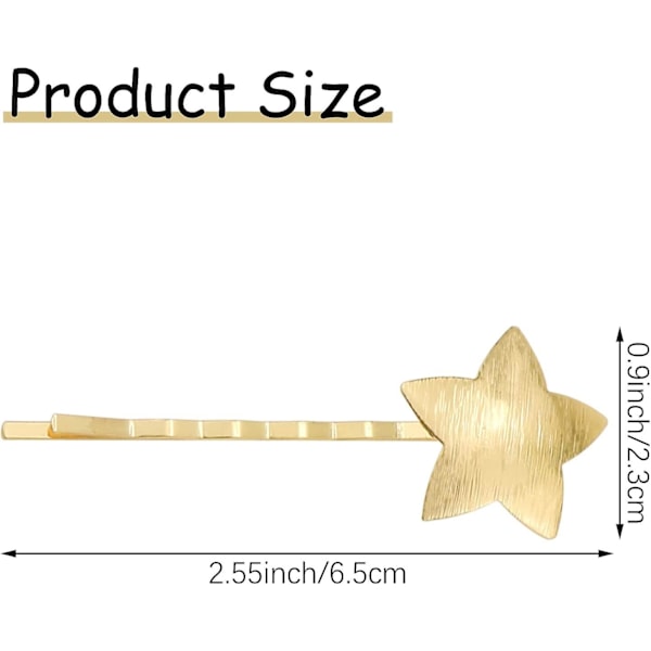 10 tähden hiuspidikettä häähiuspidike hiuspidike metallihiustarvike kulta