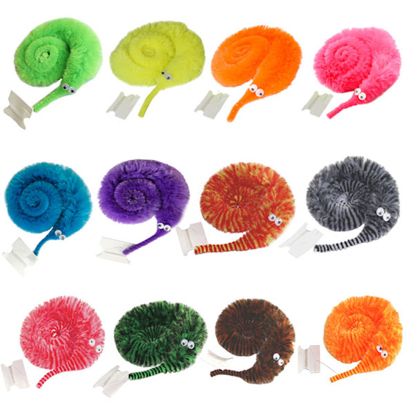 Caterpillar Seahorse Elf Magic Props Tricky Ny Mærkelig Legetøj Magisk Orm Twisty (25 stykker, tilfældig farve)