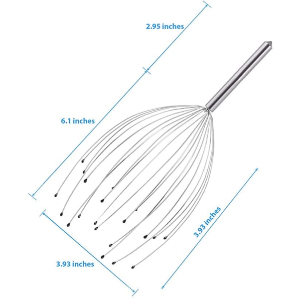 Hodemassasjesett med 2 hodemassasjer med 20 tentakler