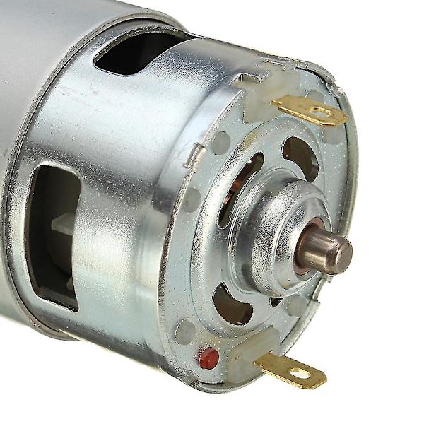 775 DC 12V-36V 3500-9000rpm Motor Kullager Hög Vridmoment Hög Effekt Lågbrus DC Motor Tillbehör Elektrisk Försörjning--