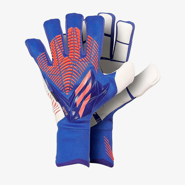 Professionelle silikonegummi Vandtætte skridsikre handsker Latex fodboldhandsker til voksne børn #1 lyseblå 9