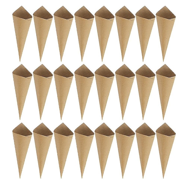 120 st Konfetti Bröllop Kronblad Kraftpapper Blomkottar Konfetti Kottar Gynnsamma Gåvor