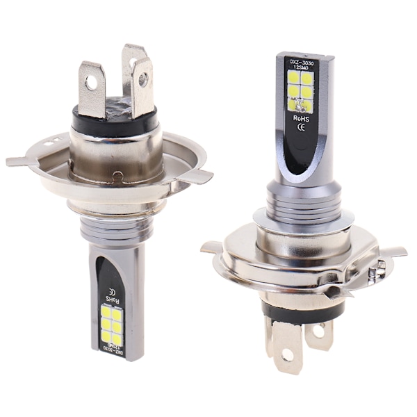 2X H4 200W 12000LM LED Bil Dimljus