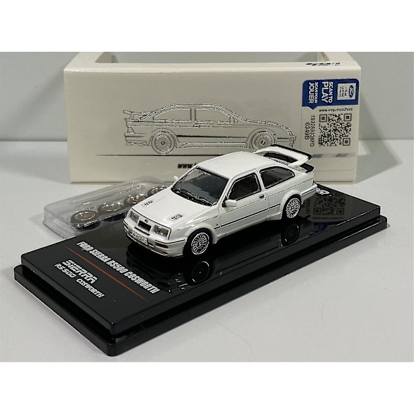 Ford Sierra Rs500 Cosworth Diamond White 1986 1:64 Inno 64 In64rs500diwh