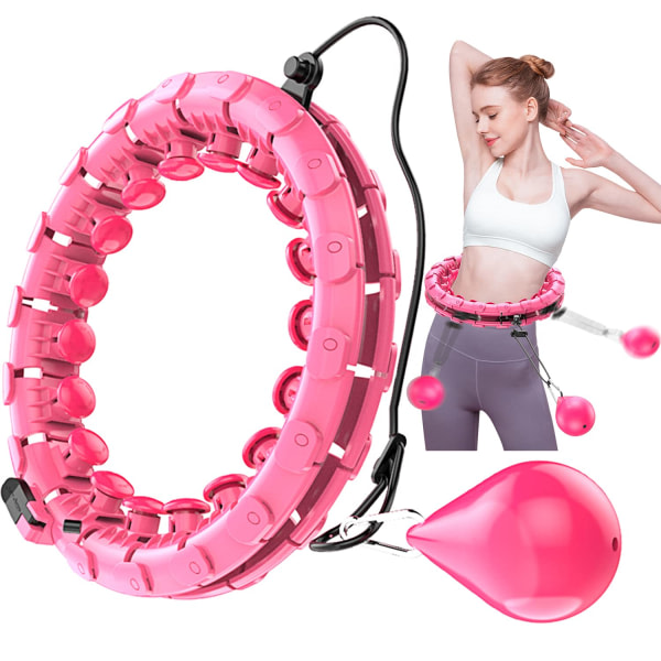 Smart Fitness Hoop, Hula Hoop Viktminskning rørlig Hoop