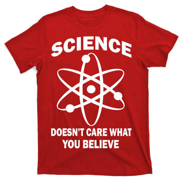 Tiede ei välitä mitä ajattelet Atom T-paita ESTONE L