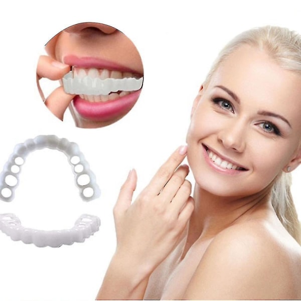 Cover Hampaat Ylemmat oikomishoidot housunkannattimet tekohampaiden hampaiden viilut-