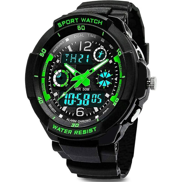 Digital Watches For Kids Boys - 50m Waterproof Outdoor Spor