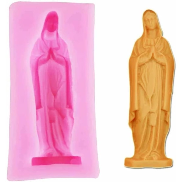 Lille Saint Mary Katolsk Silikoneform Fondant