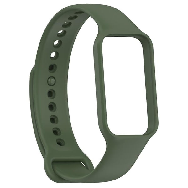 Vaihtohihna Mi Redmi Smart Band 2 -kellolle silikoniranneke rannekoru vyö Redmi Retro vihreälle