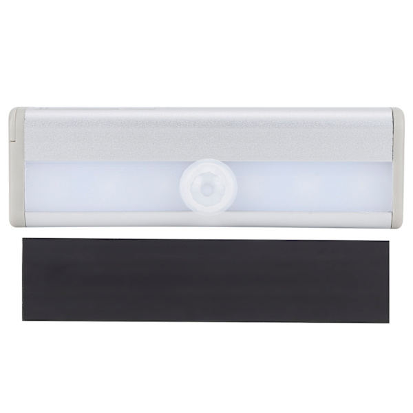 6 LED-bevegelses- og lyssensor Dobbel induksjons nattlampe