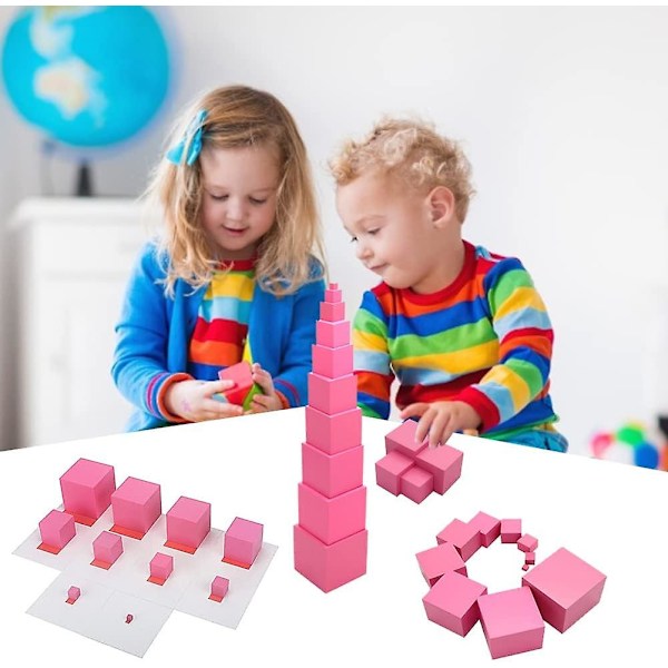 Pink Tower | Pink Stacking Block | Stapling Till