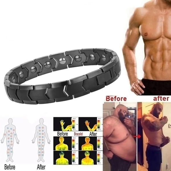 Magnetic bracelet for men, suitable for boys' everyday wear