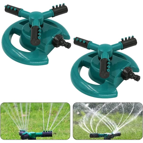 Trädgårdssprinkler - Automatisk grässpridare, justerbar vattenspridare, trädgårdsredskap