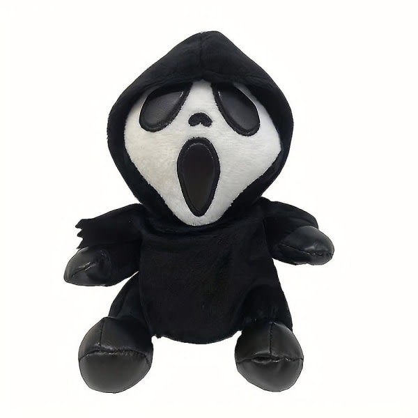 18 cm Halloween-festrekvisita Scream Ghost Face Plyschleksaker Killer Reaper Fylld docka Heminredning Presenter